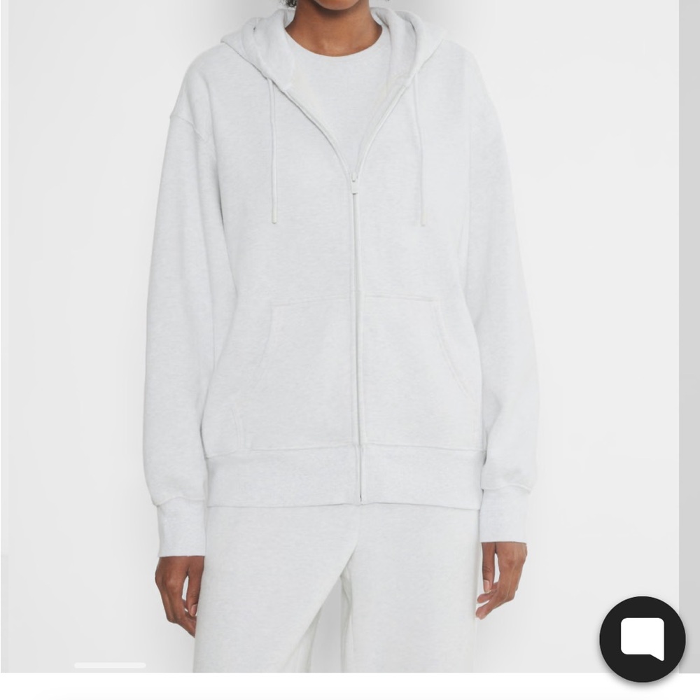 Aritzia Cozy Fleece Boyfriend Zip Hoodie size small